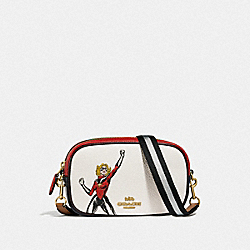 COACH │ MARVEL CONVERTIBLE BELT BAG WITH CAROL DANVERS - 2640 - IM/CHALK MULTI