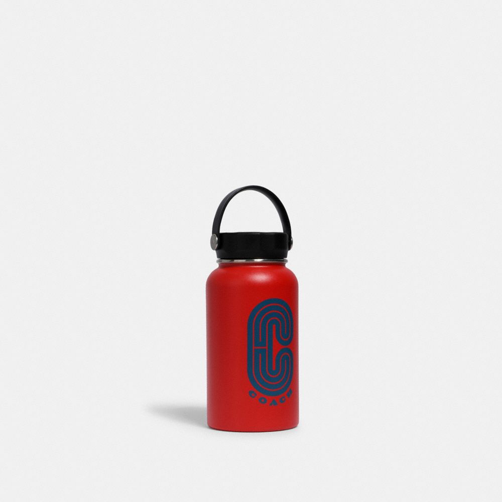 COACH 2682 Water Bottle In Colorblock With Coach Print QB/MIAMI RED BLUE JAY