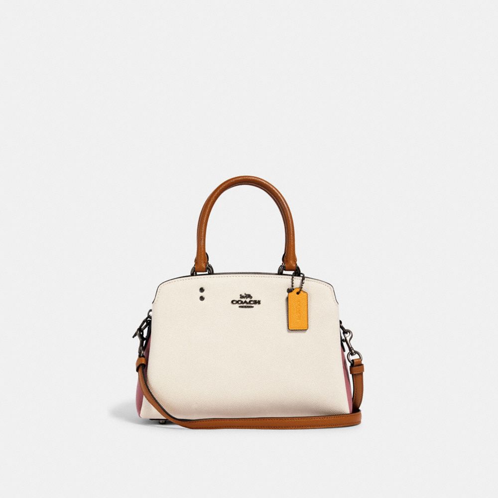 COACH 2731 MINI LILLIE CARRYALL IN COLORBLOCK QB/CHALK-MULTI