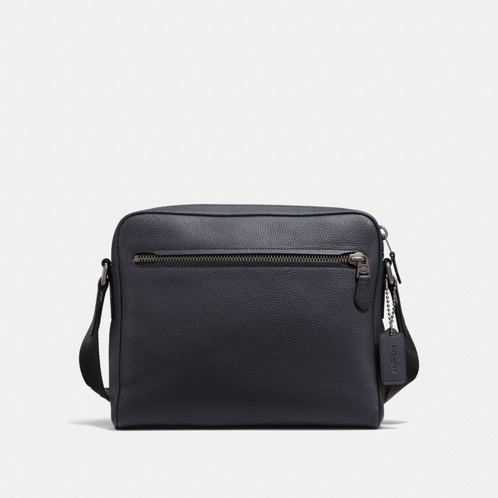 Metropolitan Camera Bag - BLACK ANTIQUE NICKEL/MIDNIGHT NAVY - COACH 27411