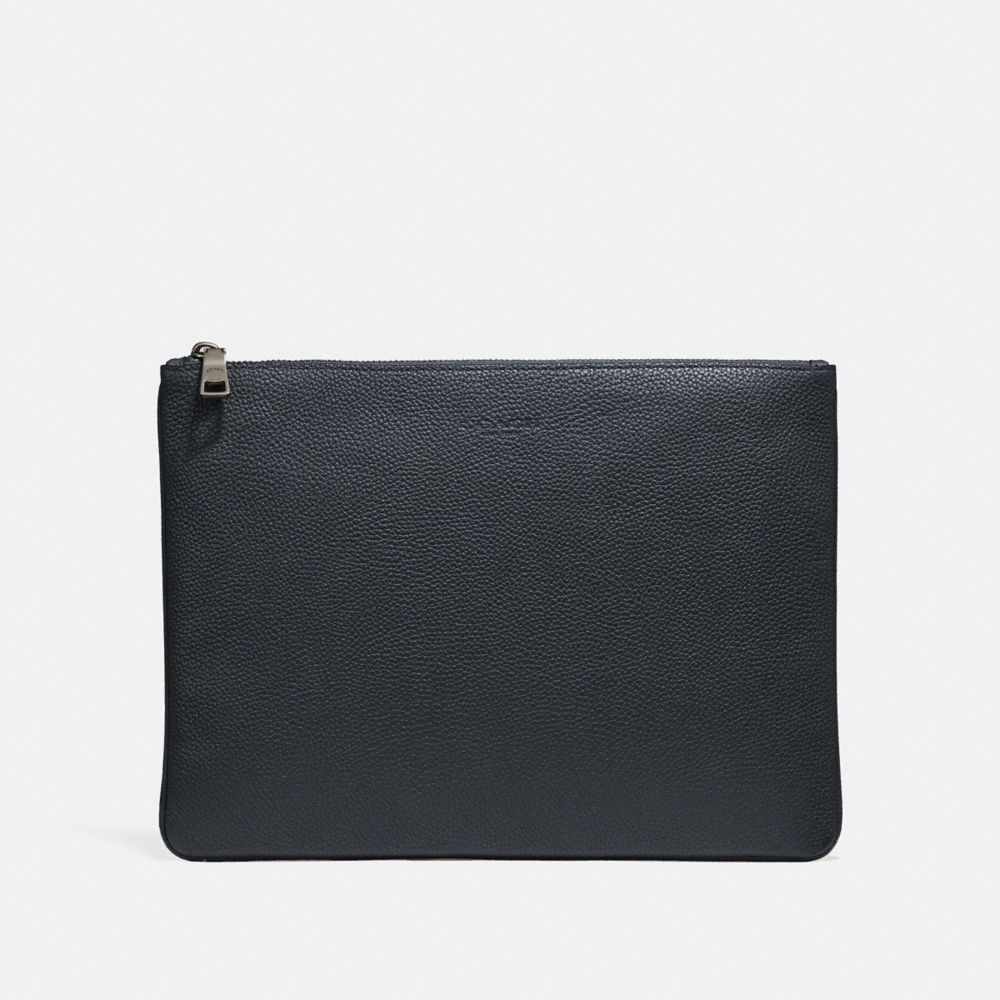 LARGE MULTIFUNCTIONAL POUCH - BLACK - COACH 27564