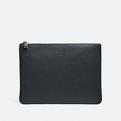 COACH LARGE MULTIFUNCTIONAL POUCH - BLACK - 27564