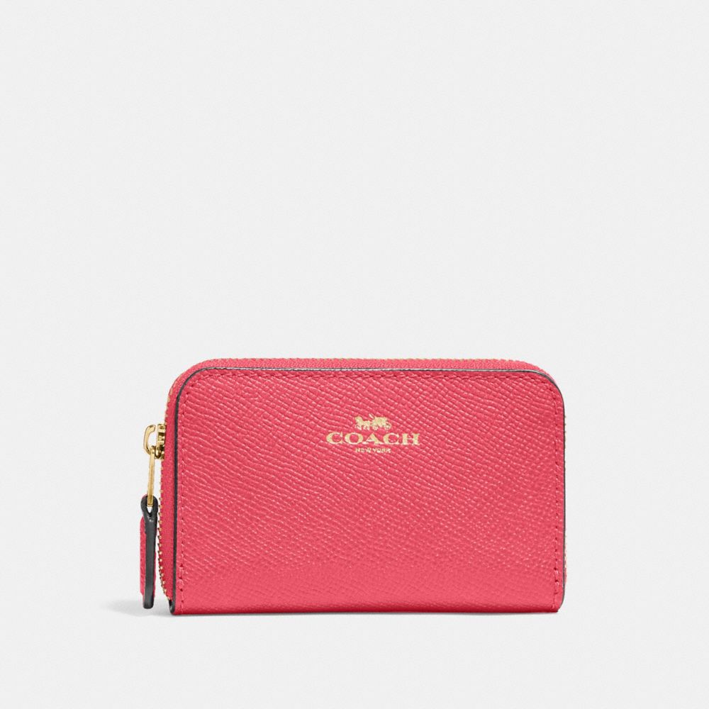 ZIP AROUND COIN CASE - IM/FUCHSIA - COACH 27569