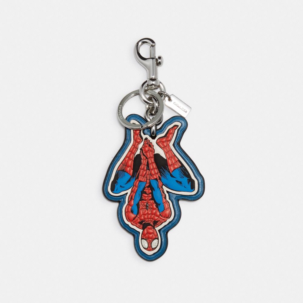 COACH 2756 - COACH â”‚ MARVEL SPIDER-MAN BAG CHARM SV/BLUEJAY/RED