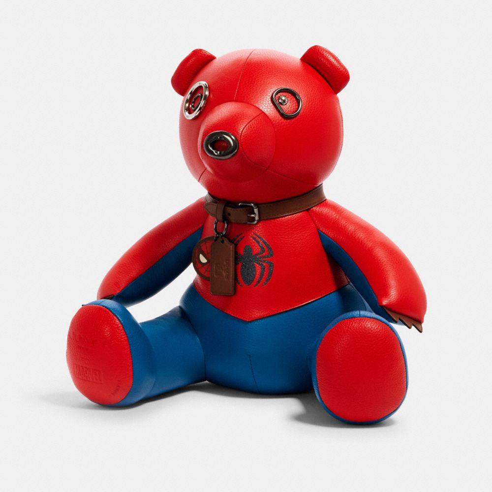 COACH â”‚ MARVEL SPIDER-MAN COLLECTIBLE BEAR - SV/BLUEJAY/RED - COACH 2766