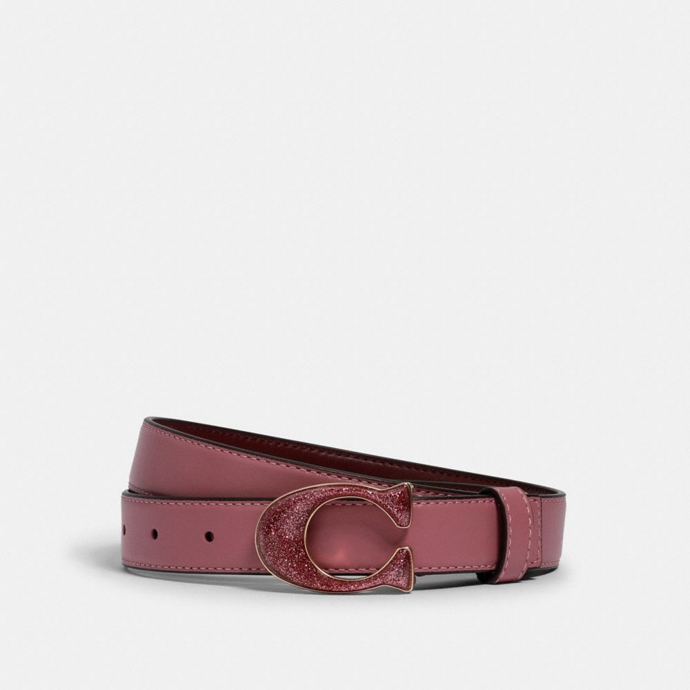 COACH 2775 Signature Buckle Belt, 25m IM/ROSE