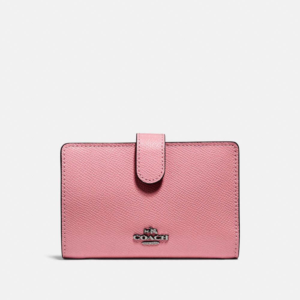 COACH 27968 - MEDIUM CORNER ZIP WALLET GM/TRUE PINK