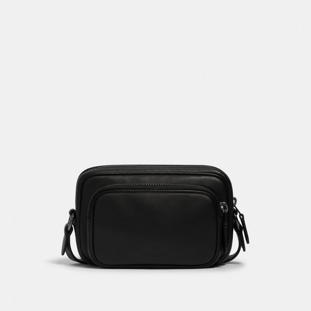 MINI EDGE DOUBLE POUCH CROSSBODY - 2810 - QB/BLACK