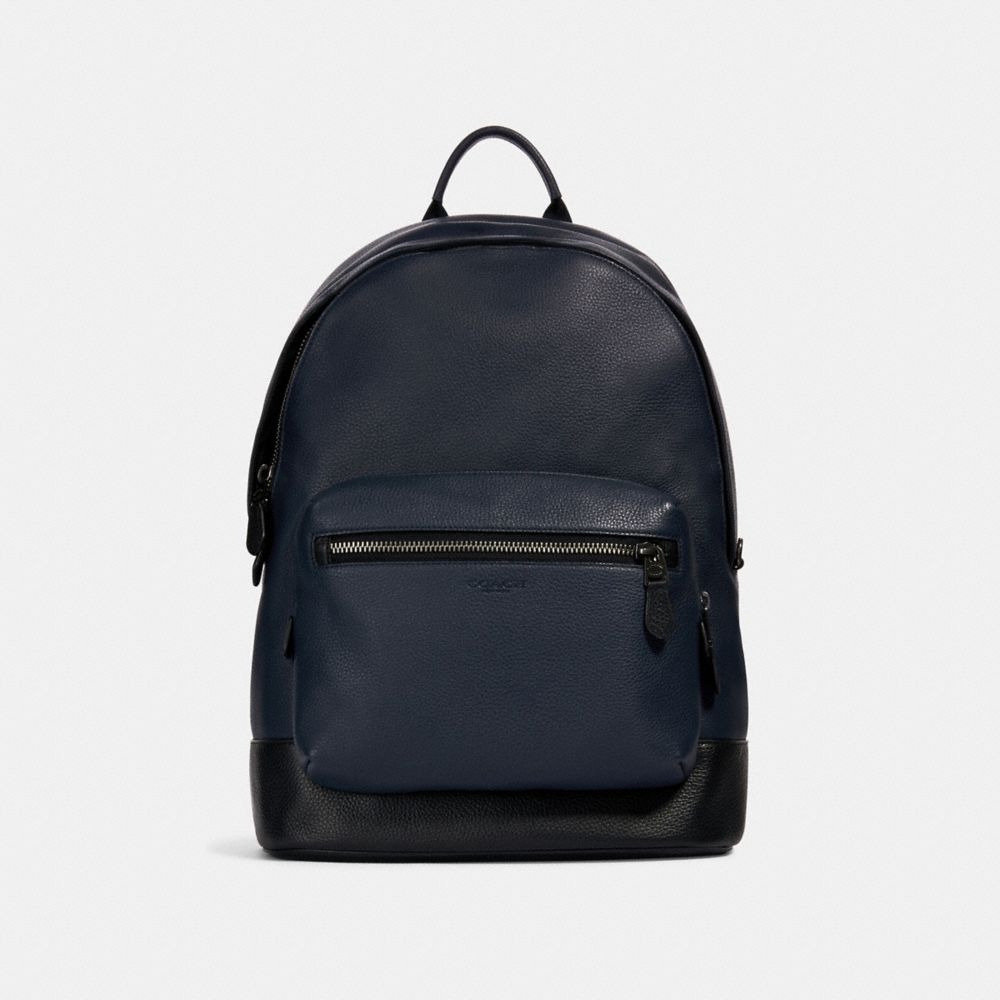 WEST BACKPACK - QB/MIDNIGHT NAVY - COACH 2854
