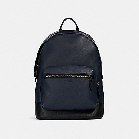 COACH WEST BACKPACK - QB/MIDNIGHT NAVY - 2854