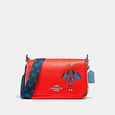 COACH 2900 COACH â”‚ MARVEL JES MESSENGER WITH SPIDER-MAN SV/MIAMI RED MULTI