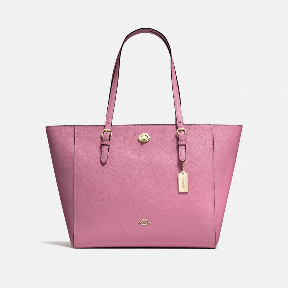 COACH TURNLOCK TOTE - LI/ROSE - 29086