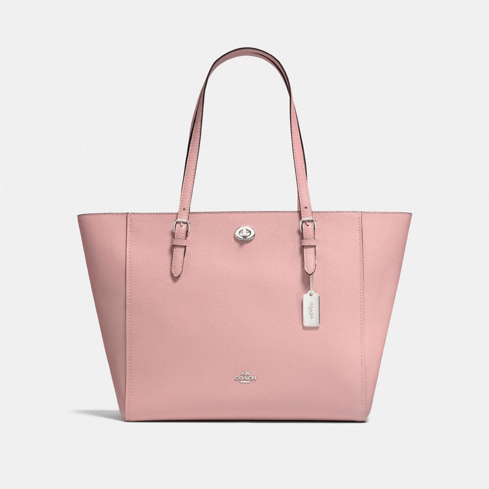 TURNLOCK TOTE - BLOSSOM/SILVER - COACH 29086