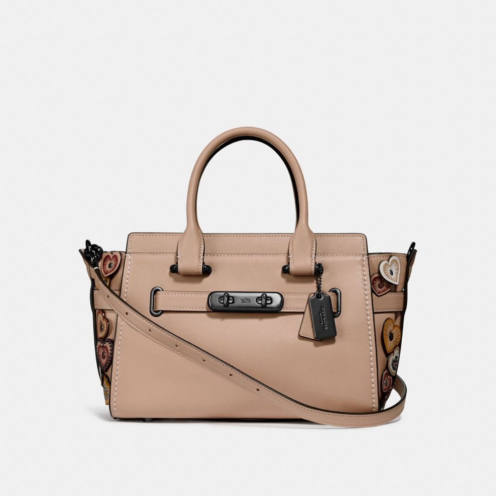 COACH COACH SWAGGER 27 WITH HEARTS - DK/BEECHWOOD MULTI - 29328