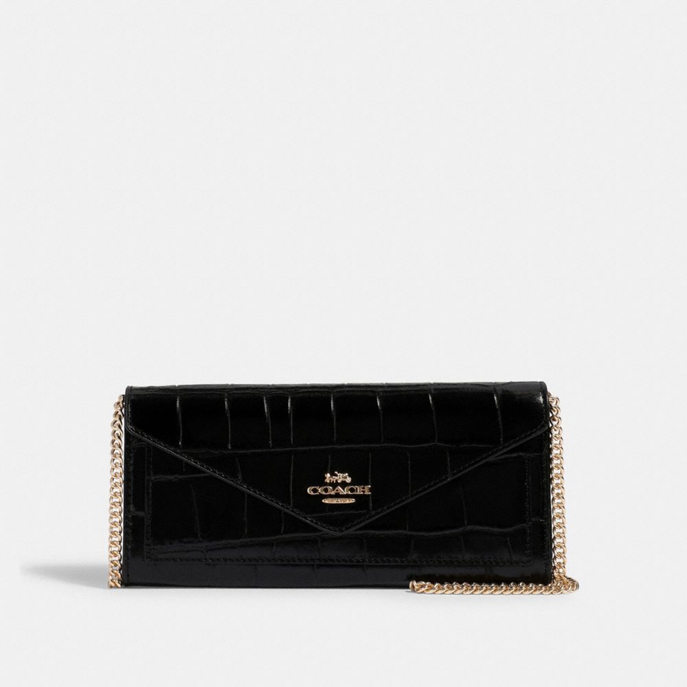 COACH SLIM ENVELOPE WALLET - IM/BLACK - 2933