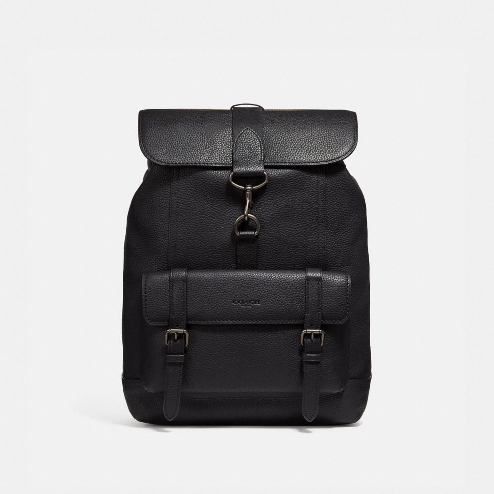 COACH Bleecker Backpack - BLACK COPPER/BLACK - 29523