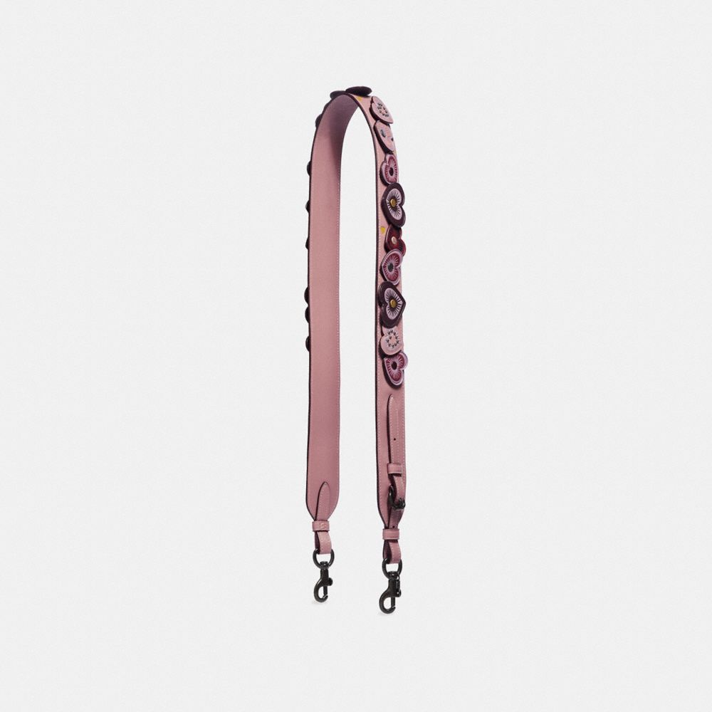 COACH 29542 STRAP WITH HEARTS DUSTY ROSE/BLACK COPPER