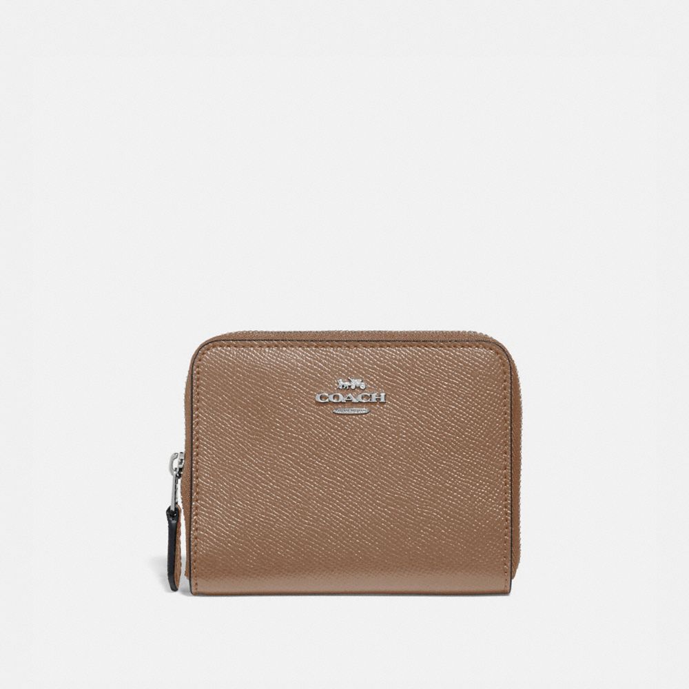 COACH 29677 - SMALL ZIP AROUND WALLET LH/TAUPE