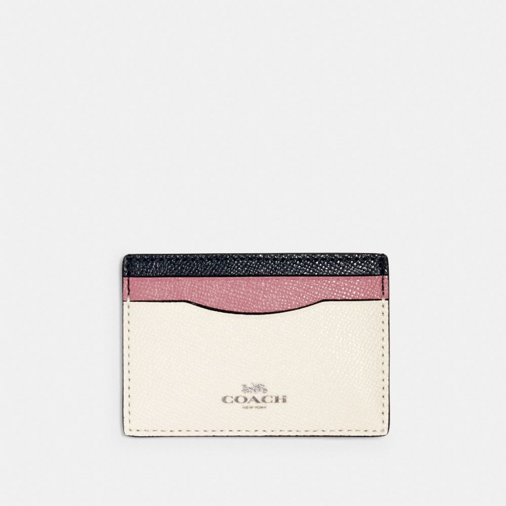 CARD CASE IN COLORBLOCK - QB/CHALK MULTI - COACH 2979