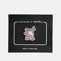 COACH 29838 Coach X Keith Haring Pin CHALK