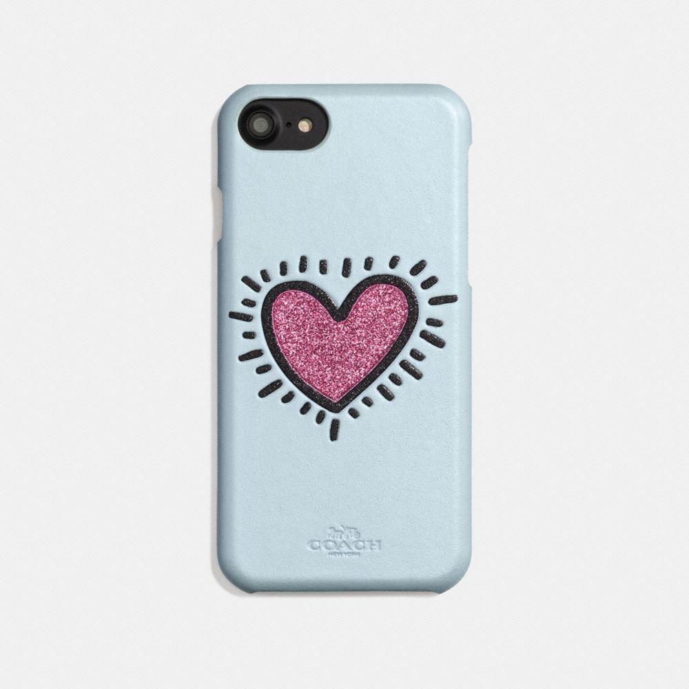 COACH X KEITH HARING IPHONE 6S/7/8 CASE - ICE BLUE - COACH 29844