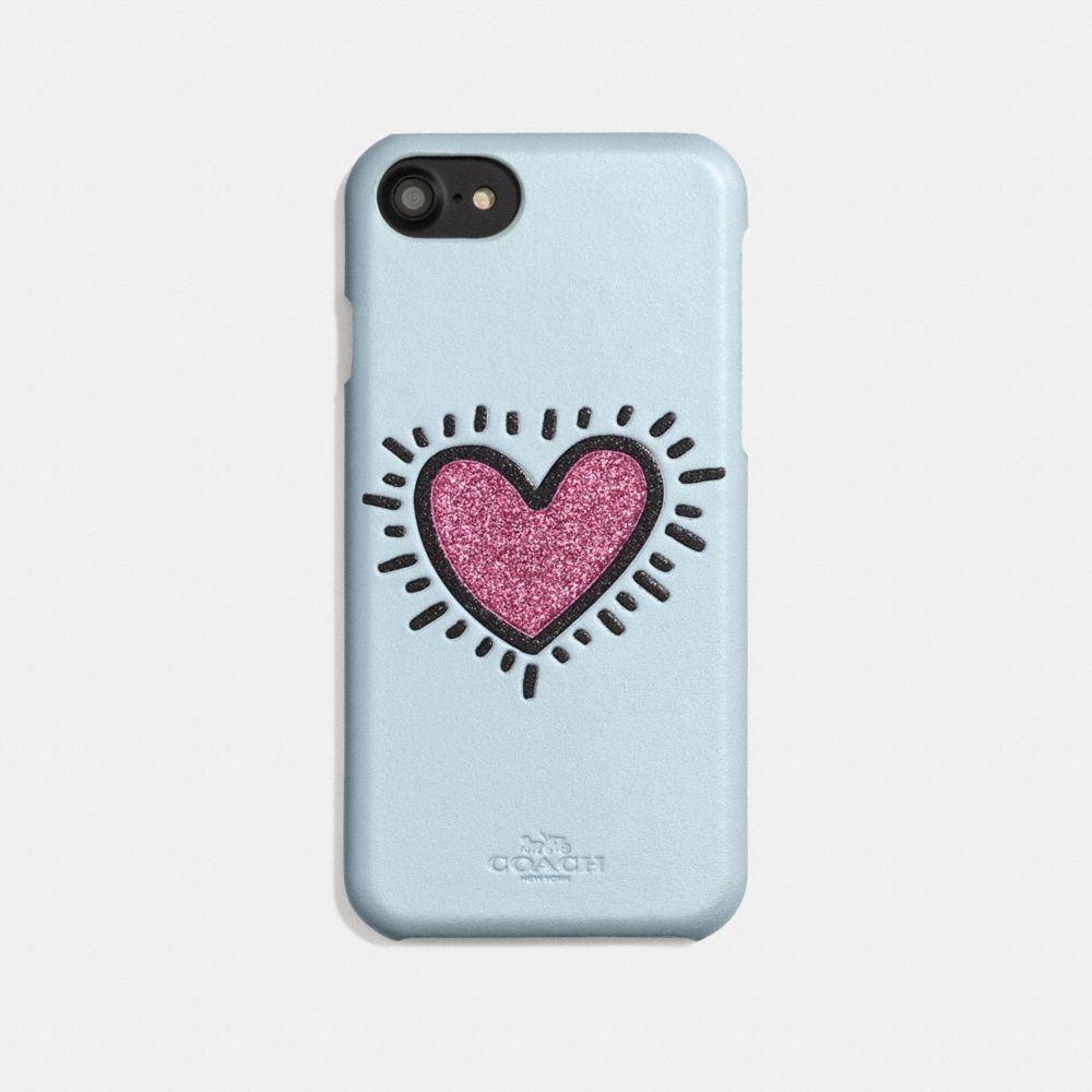 COACH 29844 Coach X Keith Haring Iphone 6s/7/8 Case ICE BLUE