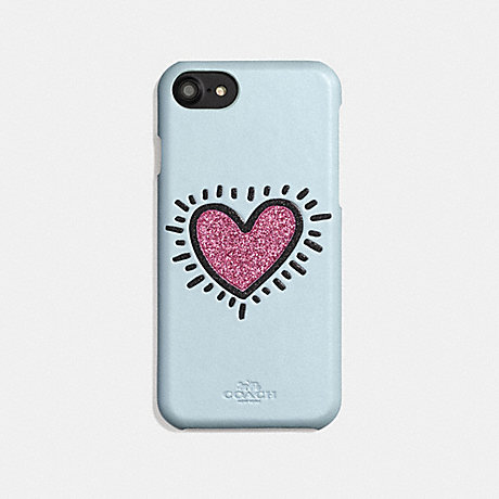 COACH 29844 COACH X KEITH HARING IPHONE 6S/7/8 CASE ICE-BLUE
