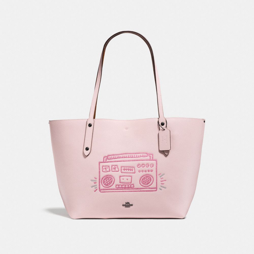 coach market tote pink