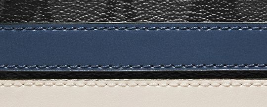 3-IN-1 WALLET IN SIGNATURE CANVAS WITH VARSITY STRIPE