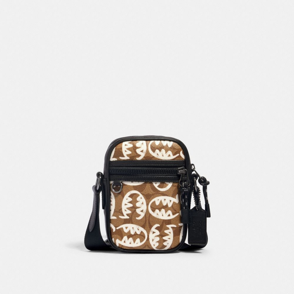 COACH 3064 - TERRAIN CROSSBODY IN SIGNATURE CANVAS WITH REXY BY GUANG YU QB/TAN CHALK