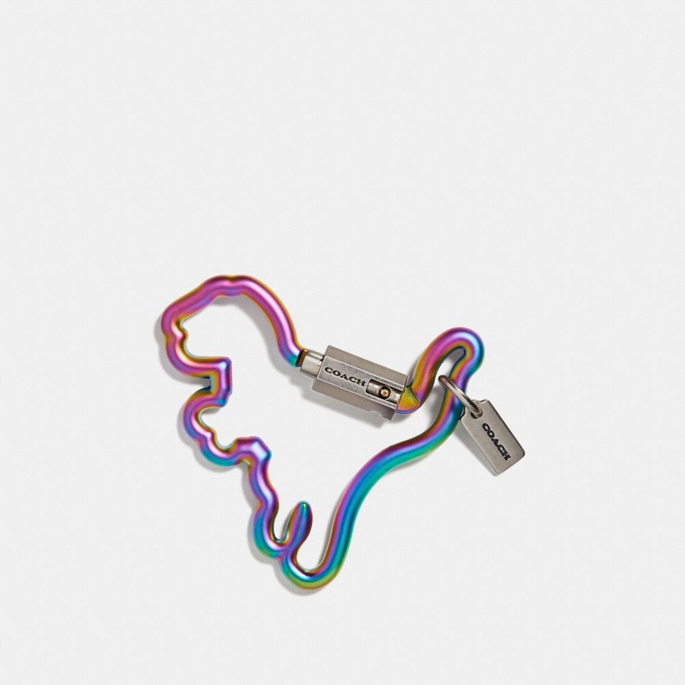 COACH REXY CARABINER - SV/OILSLICK - 30719