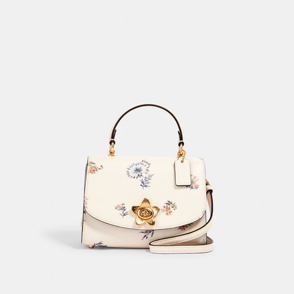 COACH 3078 - MICRO TILLY TOP HANDLE WITH DANDELION FLORAL PRINT - IM/CHALK/ BLUE MULTI | COACH ...