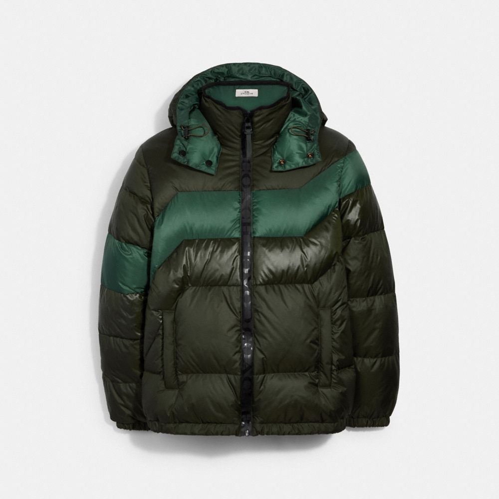 COACH 3094 Hooded Down Jacket ROSIN