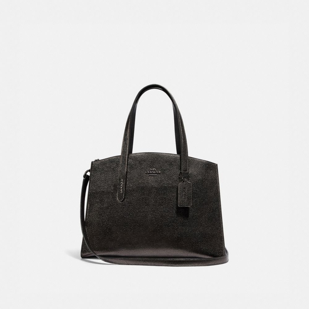 CHARLIE CARRYALL - METALLIC GRAPHITE/GUNMETAL - COACH 31037