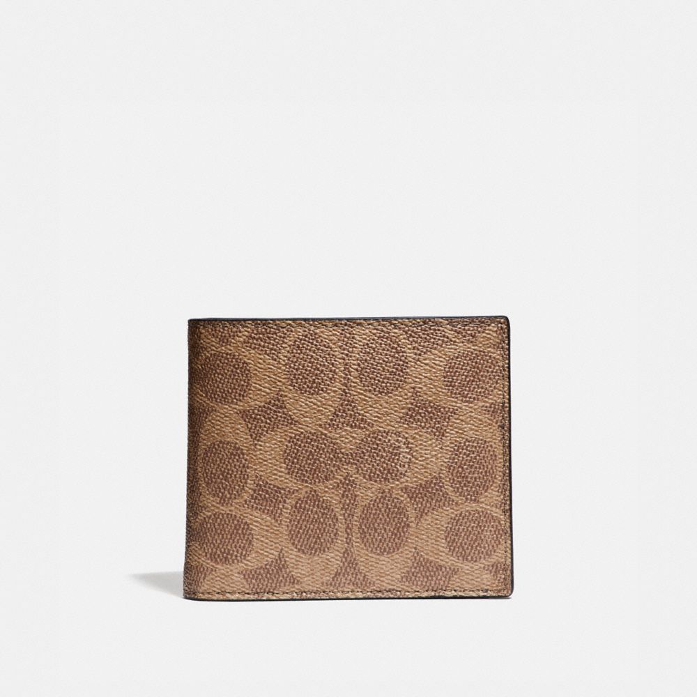 COACH 31213 - 3-IN-1 WALLET IN SIGNATURE CANVAS KHAKI