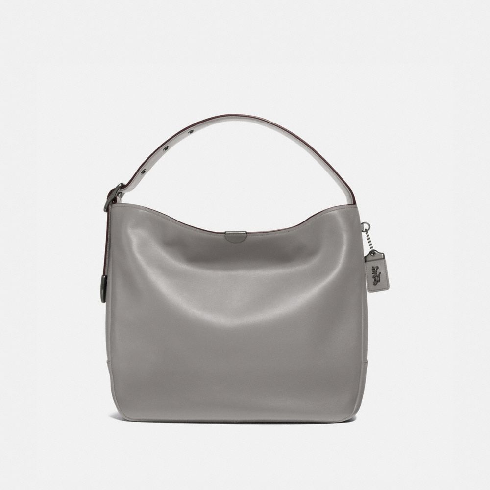 BEDFORD HOBO - HEATHER GREY/BLACK COPPER - COACH 31674