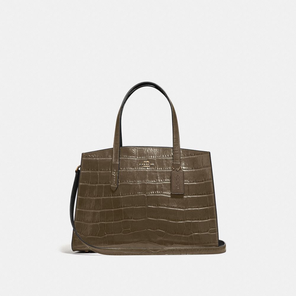 COACH 31739 - CHARLIE CARRYALL GOLD/MOSS