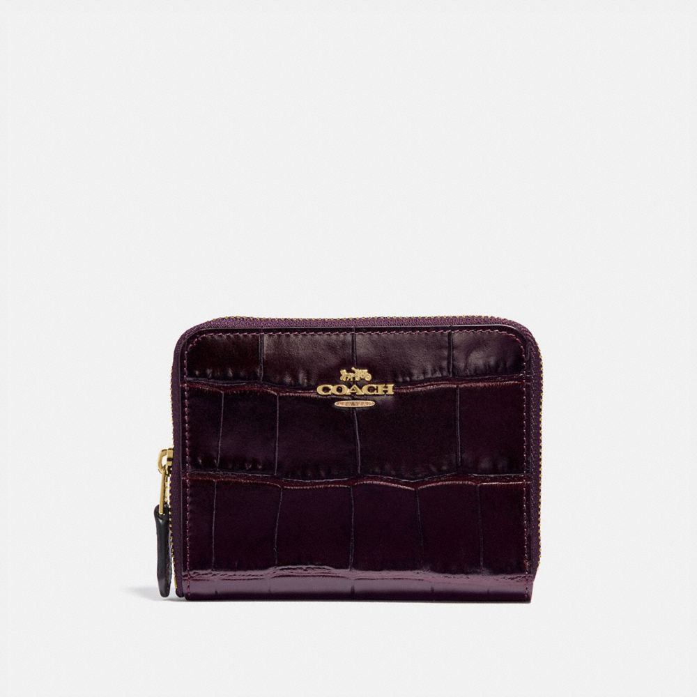 COACH 31831 - SMALL ZIP AROUND WALLET LI/PLUM