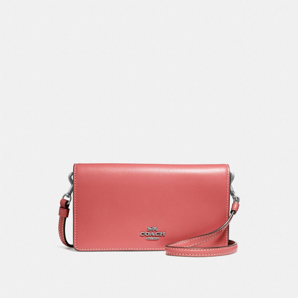 SLIM PHONE CROSSBODY - PINK - COACH 31867