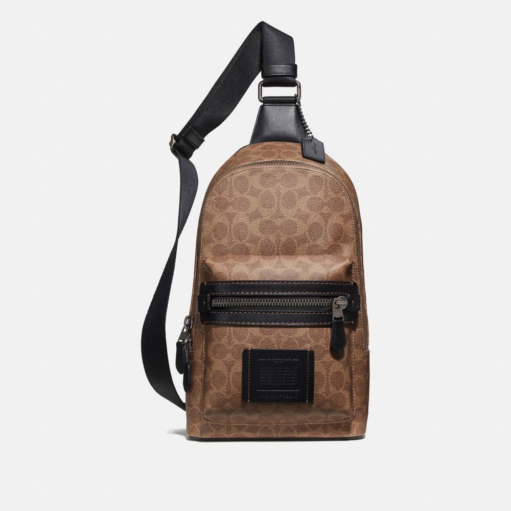 COACH ACADEMY PACK IN SIGNATURE CANVAS - KHAKI/BLACK COPPER - 32217