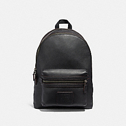 COACH 32235 Academy Backpack BLACK/BLACK COPPER FINISH