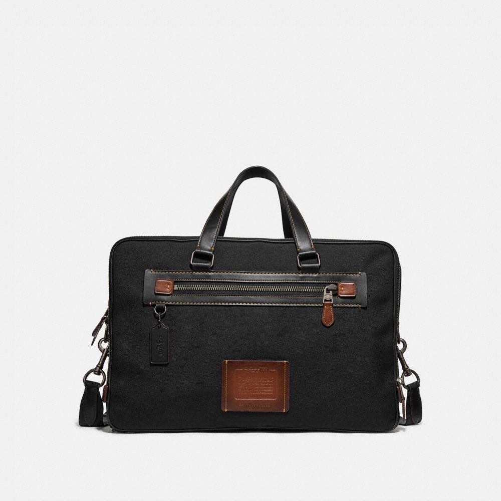 ACADEMY DAY BAG - BLACK/BLACK COPPER FINISH - COACH 32258