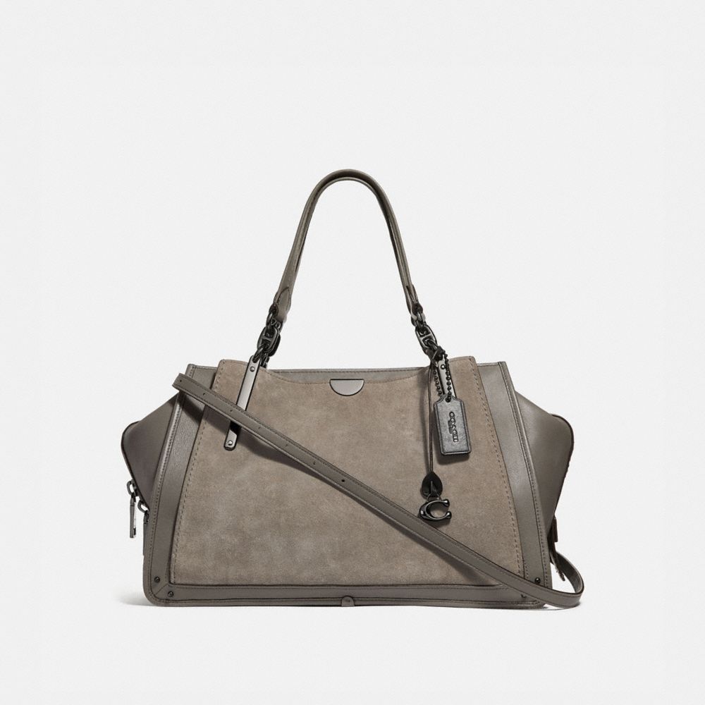 COACH 32316 DREAMER 36 HEATHER GREY/DARK GUNMETAL