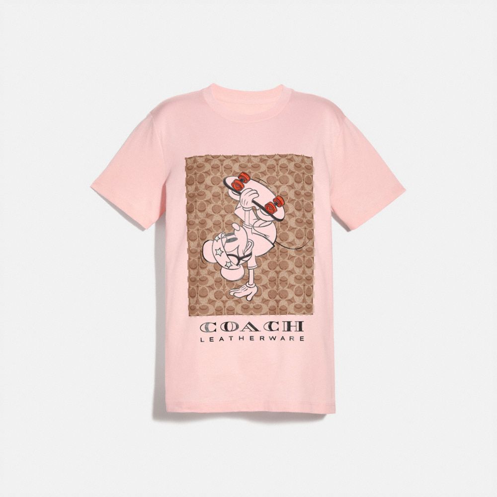 公式 Coach コーチ Disney X Coach スケートボード ミッキーマウス シグネチャー Tシャツ