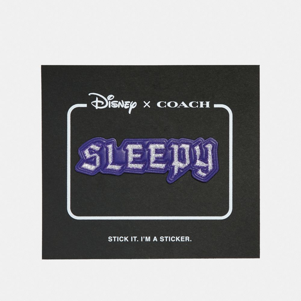 COACH 32516 DISNEY X COACH SLEEPY STICKER PURPLE-MULTI