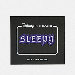 COACH 32516 Disney X Coach Sleepy Sticker PURPLE MULTI