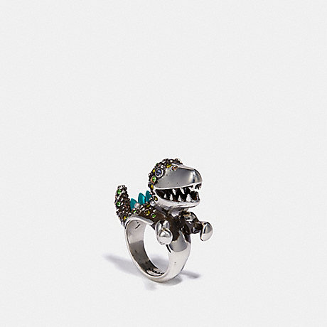 COACH REXY COCKTAIL RING - SV/MULTI - 32559