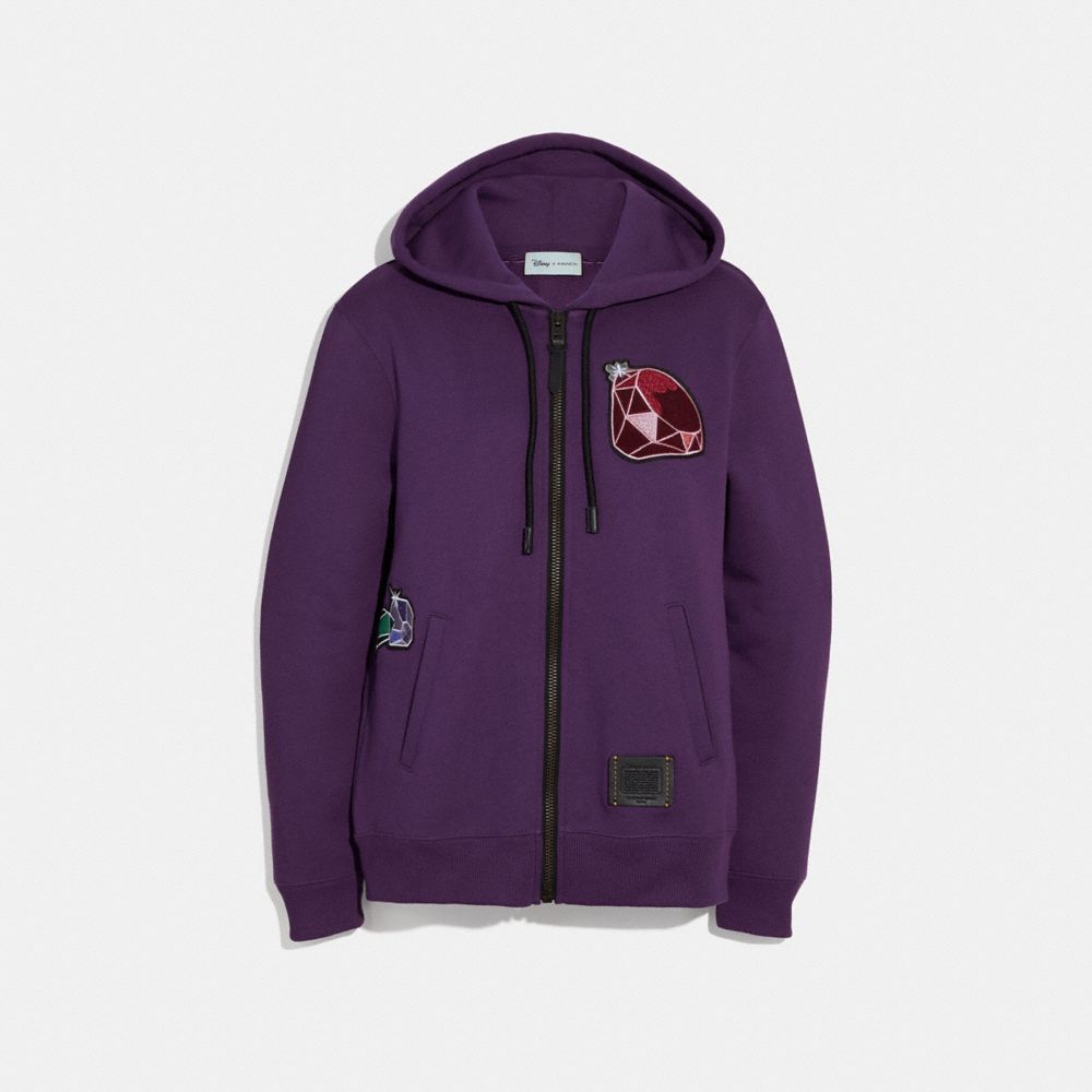 COACH DISNEY X COACH DOPEY HOODIE - PURPLE - 33224