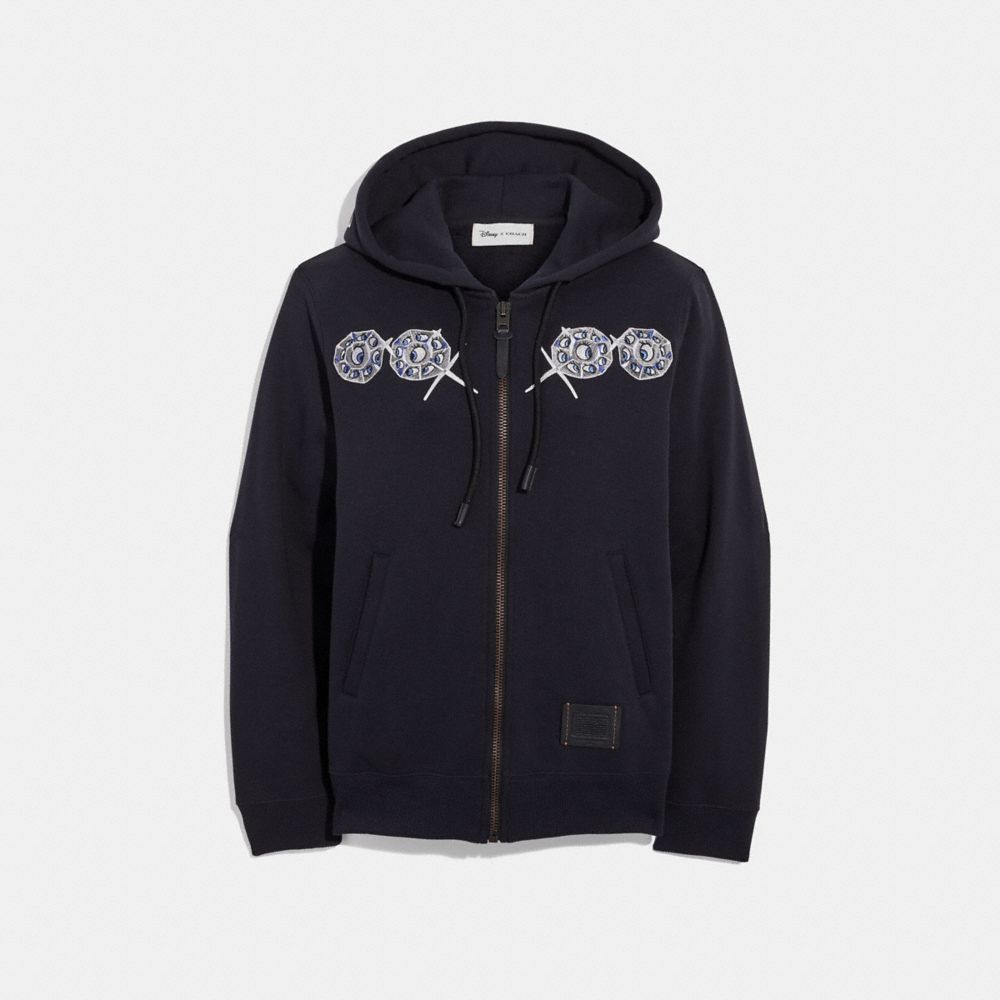 COACH 33348 DISNEY X COACH BASHFUL HOODIE DARK SHADOW