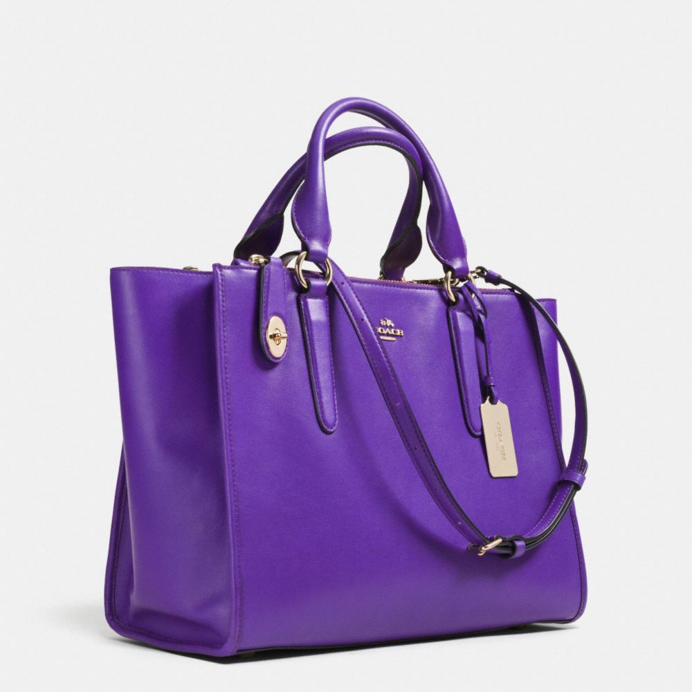 coach purple tote
